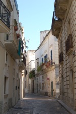 Typical street in Galatina's old town